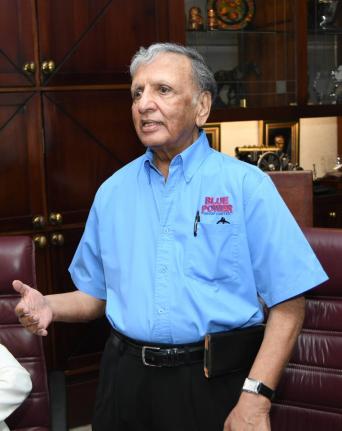 Dhiru Tanna, chairman of Blue Power Group.