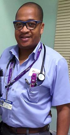 Consultant neurosurgeon Dr Roger Hunter.