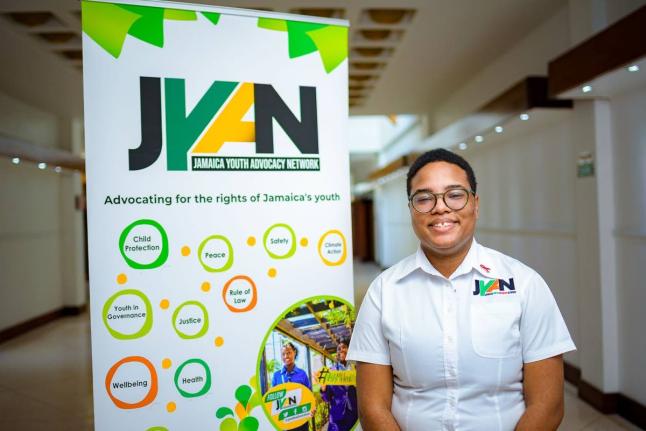 Shannique Bowden, executive director, Jamaica Youth Advocacy Network (JYAN) 