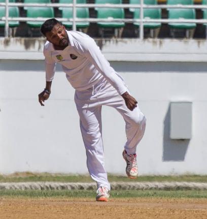 Verrasammy Permaul starred with bat and ball for Harpy Eagles. 