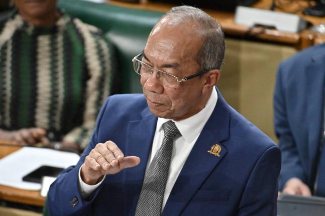 Dr Horace Chang, deputy prime minister and minister of national security and peace, addresses Tuesday’s sitting of Parliament at which he opened the 2026-2027 Sectoral Debate.
