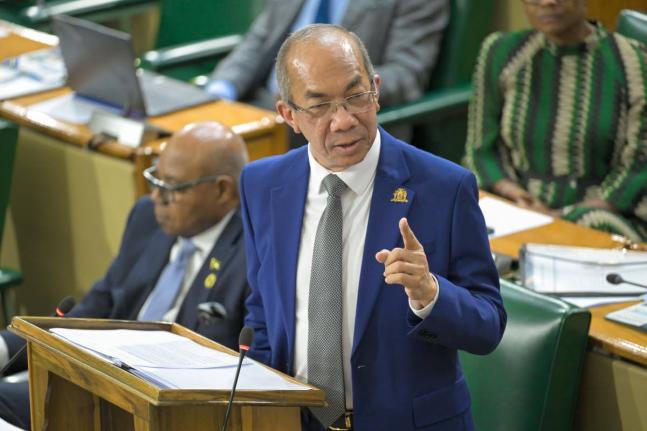 Dr Horace Chang, opens the 2026/27 Sectoral Debate in the House of Representatives on April 21.