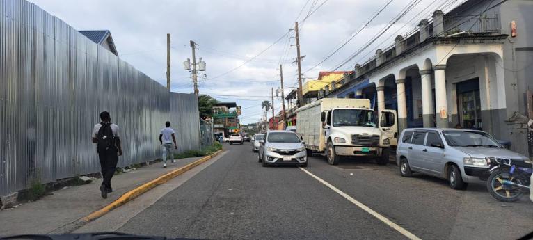A look at the congested town of Annotto Bay in St Mary.