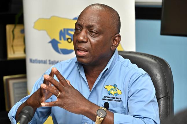 Audley Gordon, Executive Director of the National Solid Waste Management Authority.