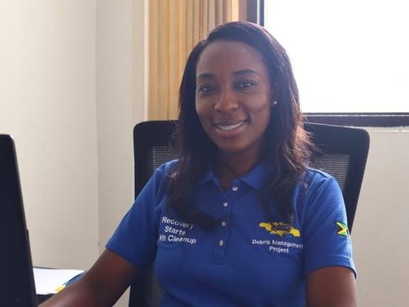 Community Relations Manager at the National Solid Waste Management Authority (NSWMA), Sharnon Williams.