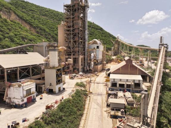 A view of the plant operated by Caribbean Cement Company Limited, a subsidiary of global building materials corporation Cemex, which recently spent US$42 million on the expansion to grow capacity at the Rockfort, Kingston-based complex. The debottleneck pr