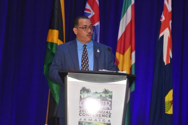 Rolston Anglin, minister of finance and economic development and minister of education and training in the Cayman Islands.