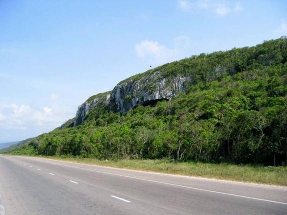 A section of the Puerto Bueno Mountain, also called the Dry Harbour Mountains, in St Ann.