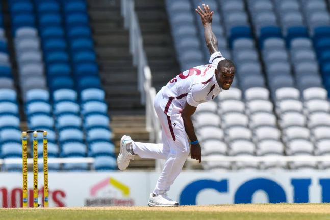 West Indies all-rounder Justin Greavese snared 5-27 to leave the Test match against Pakistan at the Brian Lara Cricket Acadeemy in Tarouba, Trinidad, delicately poised.
