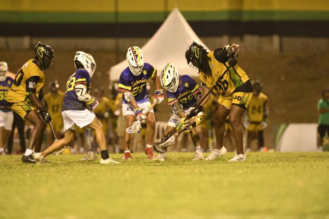 Jamaica opens their account account against Colombia in the 2026 Pan-American Men’s Lacrosse Championship at Stadium East earlier tonight.