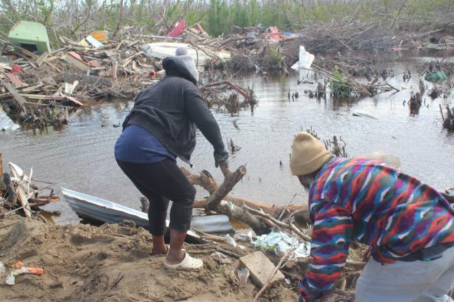 Resident volunteers in Parottee, St Elizabeth do their part to clean up a degraded mangrove forest in the community during a Bulky Waste Cleanup, in celebration of World Wetlands Day in February. The clean-up was part of the RE-LEAF initiative.