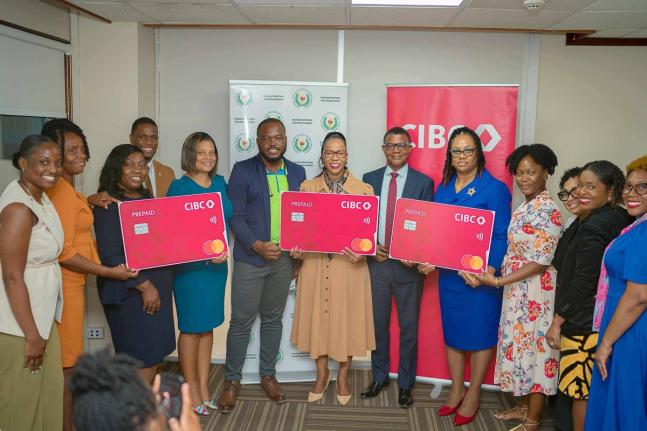 CIBC Caribbean, in partnership with National College for Educational Leadership (NCEL), presented nine principals with a J$50,000 Mastercard® Prepaid Card each, in recognition of their unwavering dedication to their schools and communities during the reco