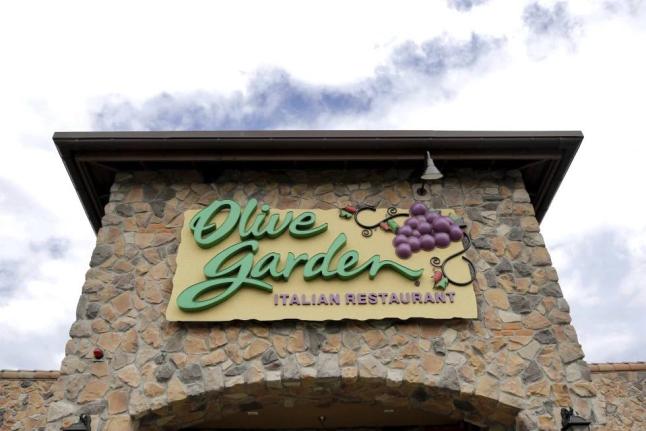 An Olive Garden restaurant in Methuen, USA, shown in June 2016.  AP 
