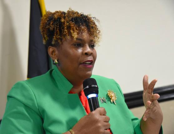 Jamaica Teachers’ Association President LaSonja Harrison 