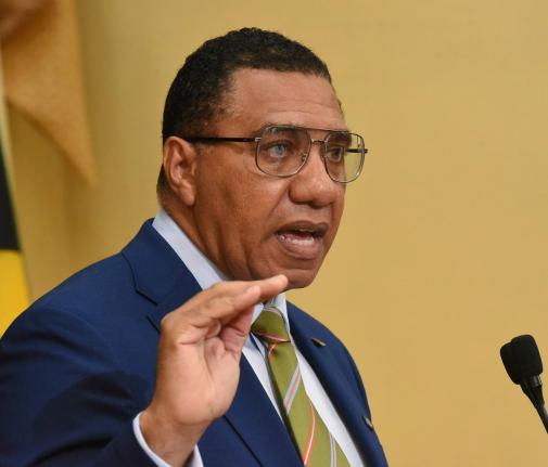 Prime Minister Dr Andrew Holness.