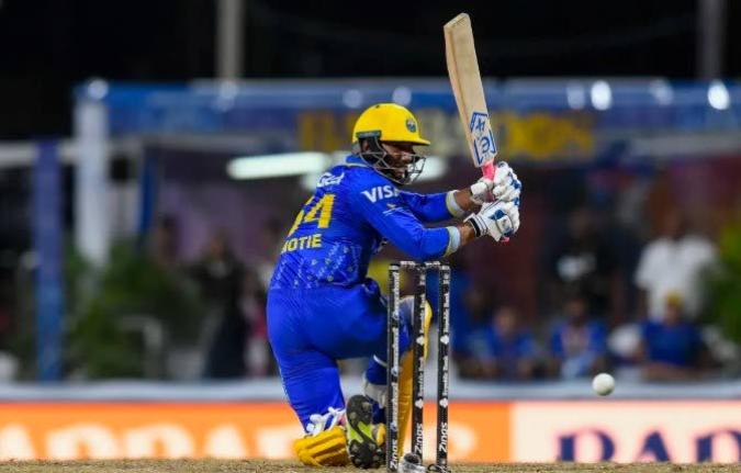 Gudakesh Motie’s unbeaten knock of 17 carried the Tridents past the Kingsmen on Saturday night.