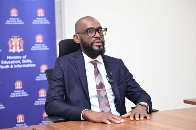 Carey Brown, Director of Technical Services in the Ministry of Education, Skills, Youth and Information