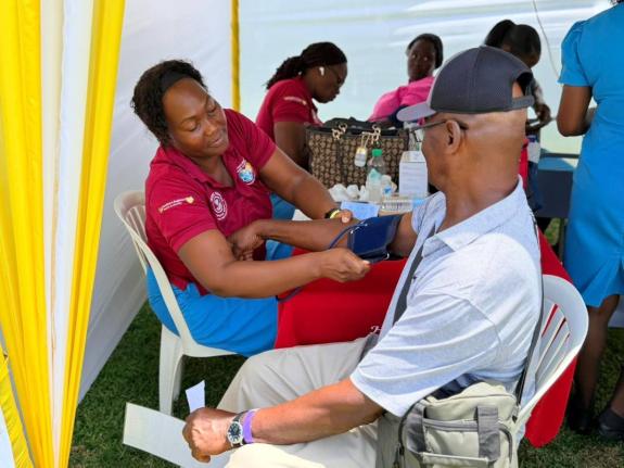 Residents of Carisbrook accessed essential health screenings and wellness services as part of the ‘Renewed Hope’ Health and Wellness Recovery Fair in Carisbrook, St Elizabeth. The intervention, led by the Ministry of Health and Wellness (MOHW) in colla