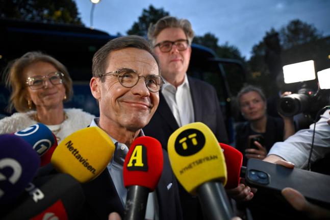 Swedish Prime Minister Ulf Kristersson