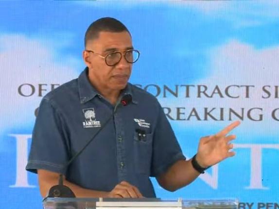 Prime Minister Dr Andrew Holness 