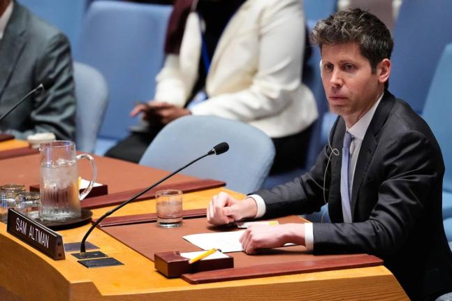 AP
Sam Altman at the UN on September 23. 