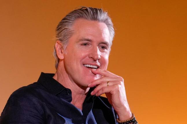 California Gov. Gavin Newsom pauses while discussing environmental issues in San Francisco, Tuesday, Sept. 29, 2026. (AP Photo/Rich Pedroncelli)